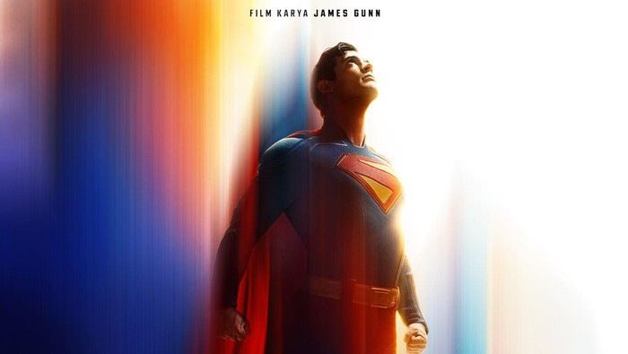 Poster film Superman (2025).