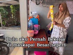 Viral Kisah Wanita Dulu Kerja di Maskapai Penerbangan, Kini Jualan Es di Rumah