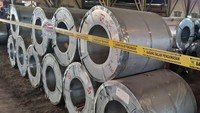 Sebanyak 83.306 lembaran BjLS dengan tipe GDG dan 290 steel coil dengan tipe GDA yang tidak memenuhi SNI.