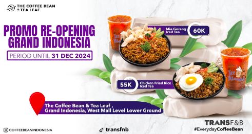 Baru! The Coffee Bean and Tea Leaf di Grand Indonesia Kini Lebih Fresh