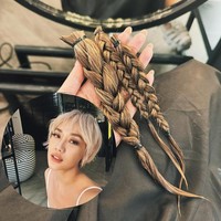 BCL memperlihatkan potongan rambut panjangnya yang dikepang dan digunting. Sebelumnya, BCL dikenal dengan rambut panjang sepunggung.  Foto: Instagram Bunga Citra Lestari