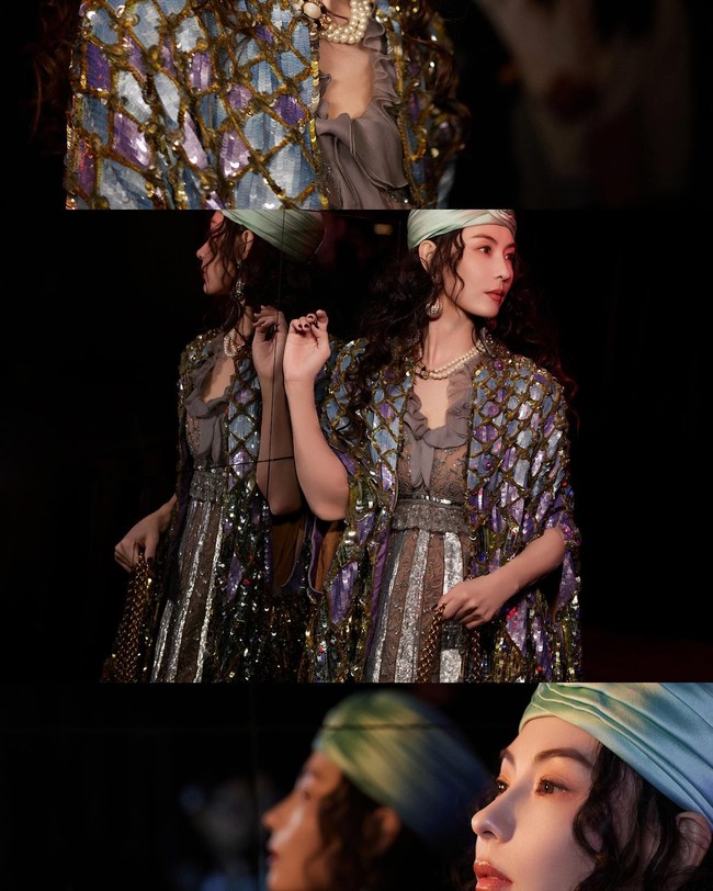 Cecilia Cheung tampil di acara brand Valentino yang tampaknya menjadi tanda mantan istri Nicolas Tse itu sudah siap kembali ke dunia hiburan.Foto: Instagram Cecilia Cheung