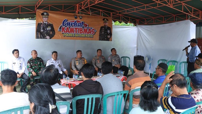 Curhat kamtibmas Polres Blitar Kota