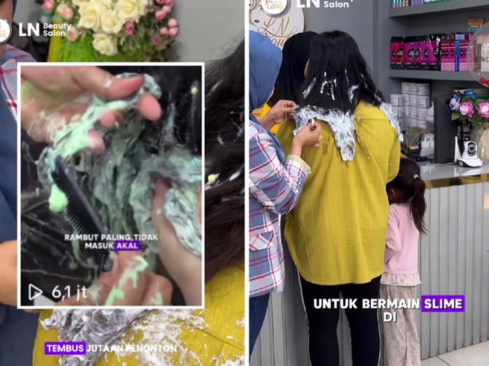 Curhatan ibu yang panik, anaknya menempel slime pada rambutnya. Unggahan tersebut langsung viral di media sosial.