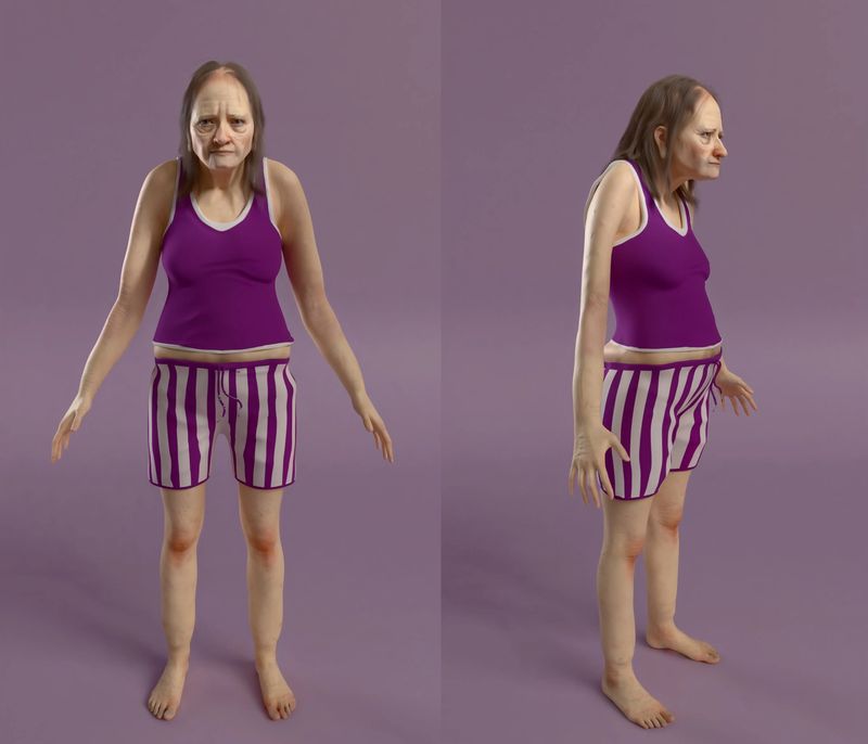 Hannah Hannah, model virtual untuk ilustrasi wanita yang selalu tidur 6 jam sehari.