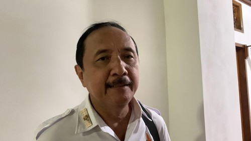 Kepala Dinas Pariwisata Bali Tjokorda Bagus Pemayun di kantor DPRD Bali, Rabu (18/12/2024). (Rizki Setyo)