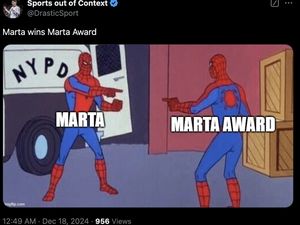Meme Marta Dapat Marta berkat Gol Cantiknya