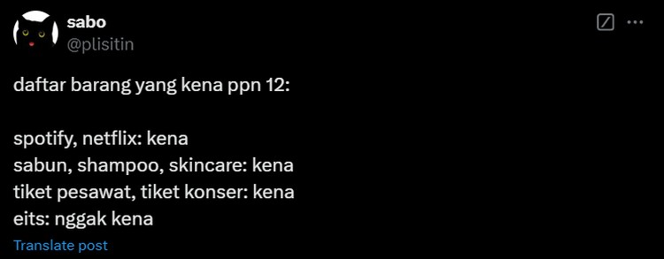 Awal 2025, Pajak Pertambahan Nilai (PPN) akan naik dari 11% menjadi 12%.