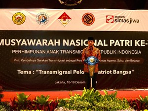 Buka Munas V PATRI, Mentrans Ajak Kolaborasi Tokoh-tokoh Anak Transmigran