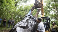 Bangkai Molly ditemukan sekitar 3 kilometer dari titik awal hanyut di Desa Guwang, Sukawati.