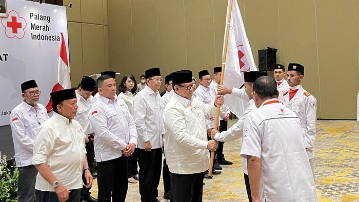 Pelantikan PMI kubu Agung Laksono (Firda/detikcom)