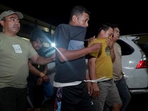 Pelaku Sindikat Uang Palsu Digiring ke Polres Gowa