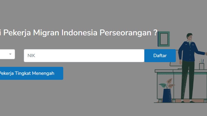 Pendaftaran Pekerja Migran Indonesia.