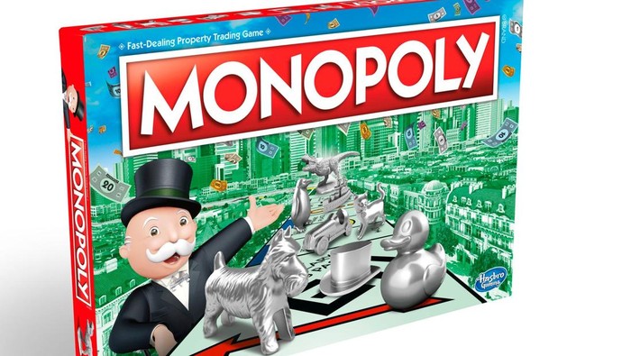 Permainan papan Monopoly yang diluncurkan oleh Hasbro.