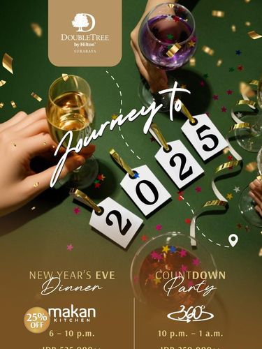 Poster Acara Akhir tahun hotel Surabaya