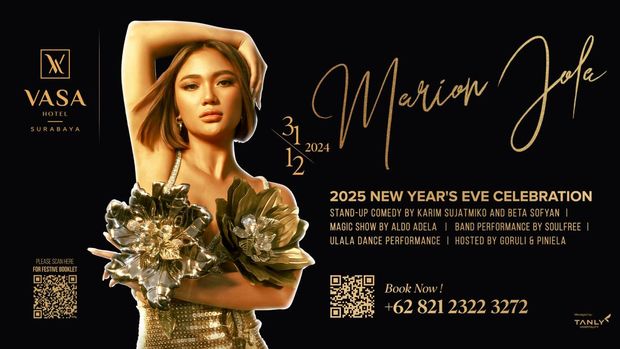 Poster Acara Akhir tahun hotel Surabaya
