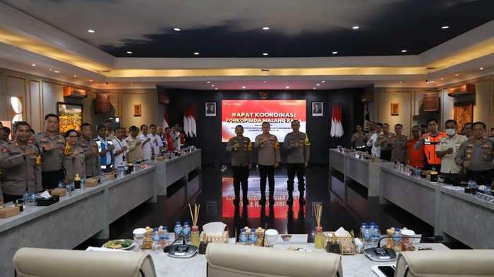 Rakor pengamanan Nataru di Malang Raya
