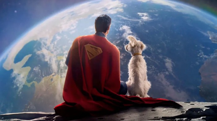Cuplikan adegan dalam film Superman (2025).