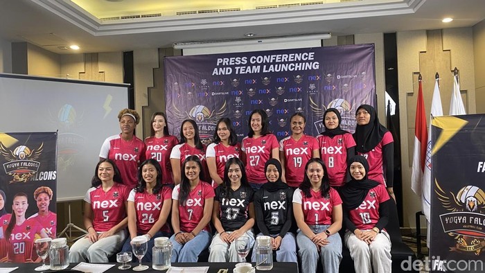 Tim Yogya Falcons jelang Proliga 2025, Rabu (18/12/2024).