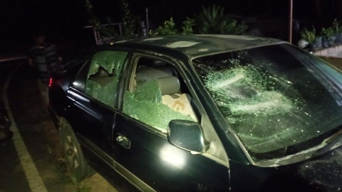 Warga Rempang, Batam, Kepri diserang OTK pada Rabu (18/12) dini hari. (dok. Istimewa)