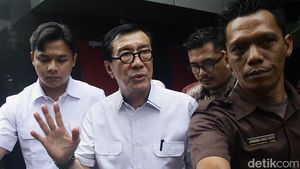 Potret Yasonna Laoly Diperiksa KPK Terkait Harun Masiku