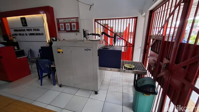 Alat X-Ray di Lapas Lubuklinggau rusak.