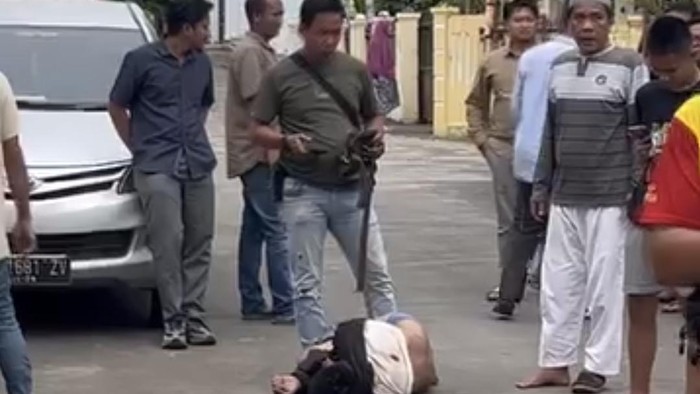 Arifin pencuri motor asal Lampung usai diamuk massa