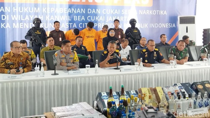 Bea Cukai Jakarta gagalkan peredaran 372 kg narkoba sepanjang 2024 (Kurniawan Fadilah/detikcom)