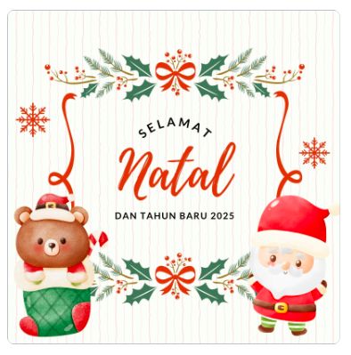 Foto Kartu Natal 2024