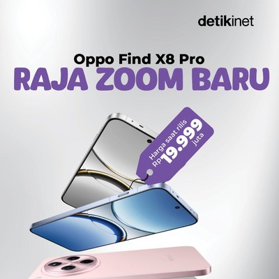 Oppo Find X8 Pro, Raja Zoom Baru