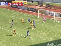 Bhyangkara FC Tahan Imbang PSIM Jogja 1-1 di Babak Pertama