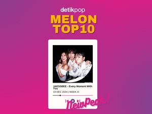 JAESSBEE Capai 10 Besar Chart Melon Top 100