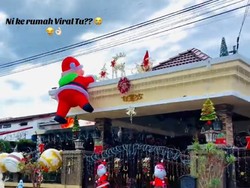 Sambut Natal 2024, Dekorasi Nyeleneh di Rumah Ini Viral Bikin Salfok