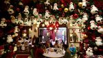 Meriah! Restoran Ini Bersolek Penuh Dekorasi Natal
