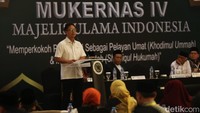 Menteri Kesehatan Budi G Sadikin juga memberikan sambutan dalam penutupan Musyawarah Kerja Nasional (Mukernas) IV.  