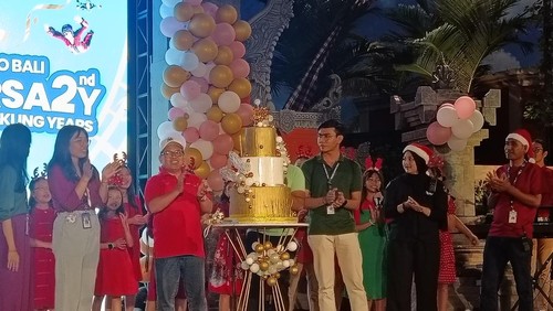 Perayaan anniversary Trans Studio Bali Theme Park ke-2, Kamis (19/12/2024). (Karsiani Putri/detikBali)