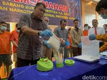 BNNP Jambi Musnahkan Narkotika, Ada Serbuk Campuran Ekstasi
