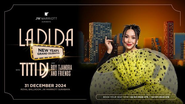 Poster konser Titi DJ di JW Marriot Surabaya