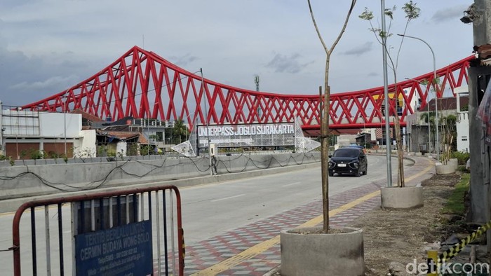 Penampakan Simpang Joglo Solo, Kamis (19/12/2024).