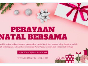 25 Contoh Spanduk Natal dan Tahun Baru Keren, Lengkap Link Download-nya