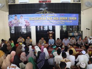 Tasyakuran-Doa Bersama Polisi dan Warga Surabaya Utara Jelang Nataru