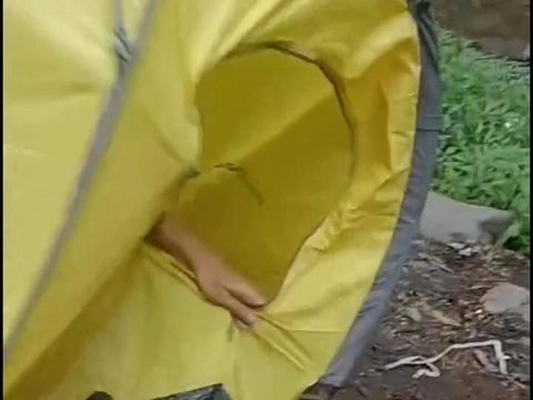 Tenda goyang mesum sejoli di Bumi Perkemahan Bedengan,Dau, Malang