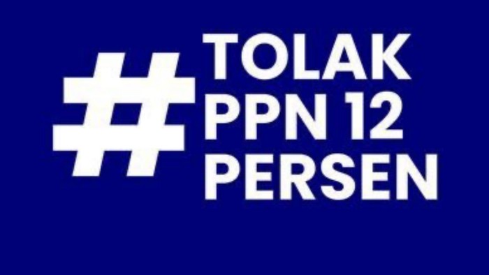 Tolak PPN 12 Persen