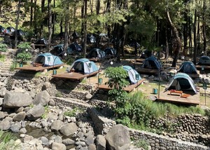 Glamping Anti-ribet di Kaki Gunung Liman, Ini Tempatnya