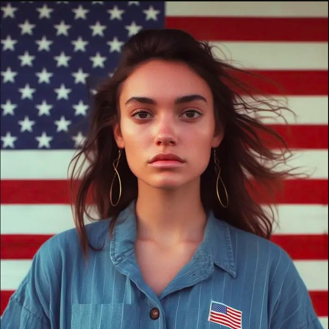 Amerika SerikatWanita cantik di AS ternyata tidak identik dengan rambut pirang. Ketika ditanyakan kepada AI, mereka yang punya rambut dan mata gelap, hidung button nose, dan bibir tebal dianggap paling cantik.Foto: Dok. Spencer Althouse / Midjourney