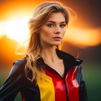 JermanWanita mirip Barbie dianggap punya penampilan paling cantik di Jerman. Beberapa standar kecantikan mereka adalah rambut pirang, mata biru, dengan hidung mancung. Foto: Dok. Spencer Althouse / Midjourney