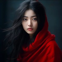 China Bagaimana dengan Asia? Setiap negara punya ciri khas dan standar kecantikan masing-masing. Namun mereka menyukai mata besar dengan kelopak mata ganda dan riasan minimalis. Foto: Dok. Spencer Althouse / Midjourney