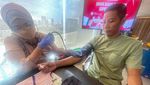 Antusias Warga Ikut Donor Darah