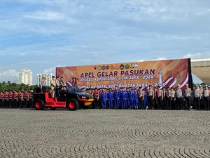 Kapolda Metro-Pangdam Jaya Pimpin Apel Pengamanan Natal dan Tahun Baru