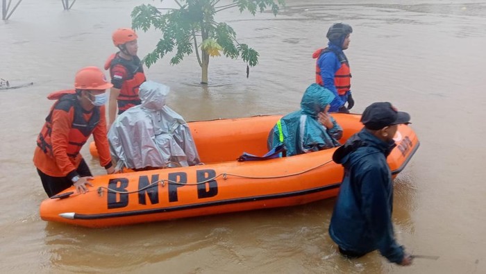 Banjir di Kabupaten Barru, Sulsel.